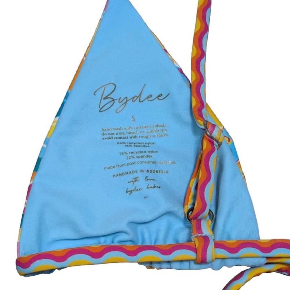 Floral Multicolor Bikini Top Only - image 4